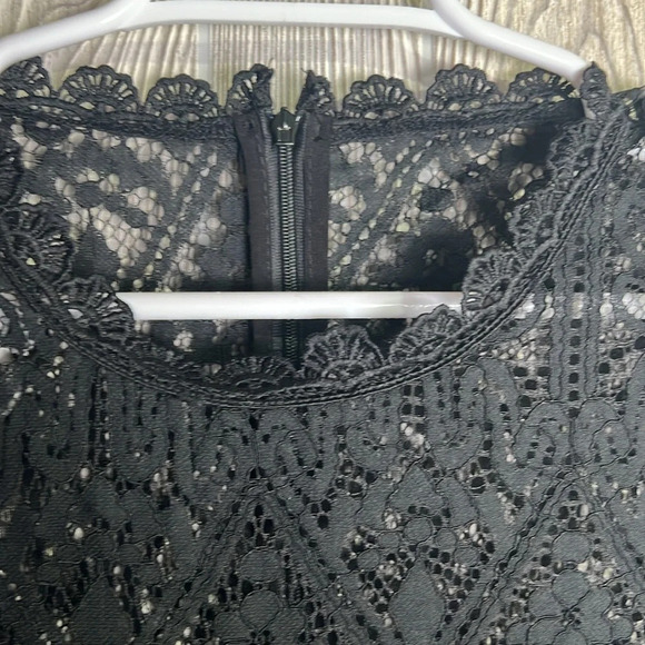 Lulus Appetite for Seduction Black Lace Long Sleeve Dress Size XL - Picture 5 of 10